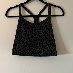 Abercrombie & Fitch Leopard Racer Back Tank